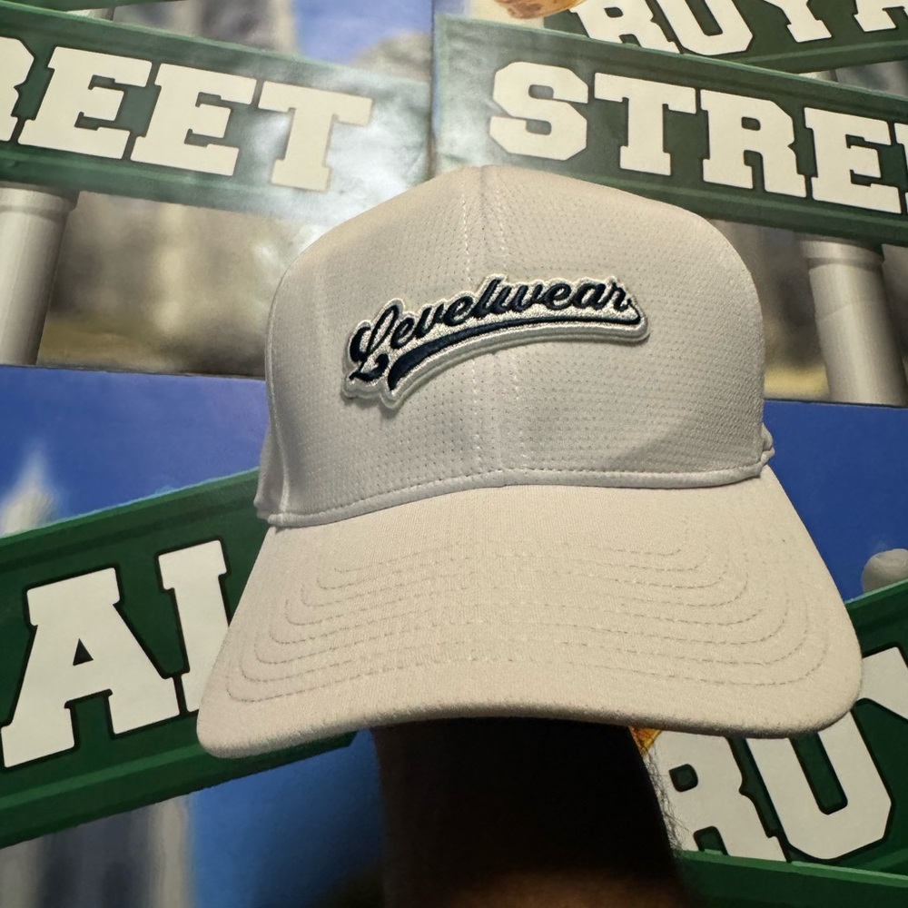 Levelwear White Baseball Cap